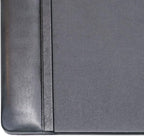 Dacasso Black Leather 22" x 14" Side Rails Desk Pad - Image 5
