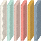 ForraFun 120 Pcs 12 Inch Plastic Ruler Bulk Colorful Transparent Ruler by Unknown