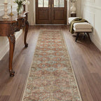 GENIMO Runner Rug 2x10 Non Slip Machine Washable Hallway Runner Rug, Low Pile by GENIMO