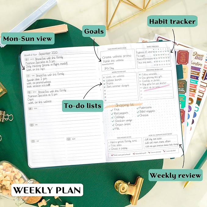 Legend Planner – Weekly & Monthly Life Planner to Hit Your Goals & Live - Image 3