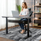 Office Chair Mat for Hardwood Tile Floor, Abstract 36"X 48" Desk Mats for - Image 2