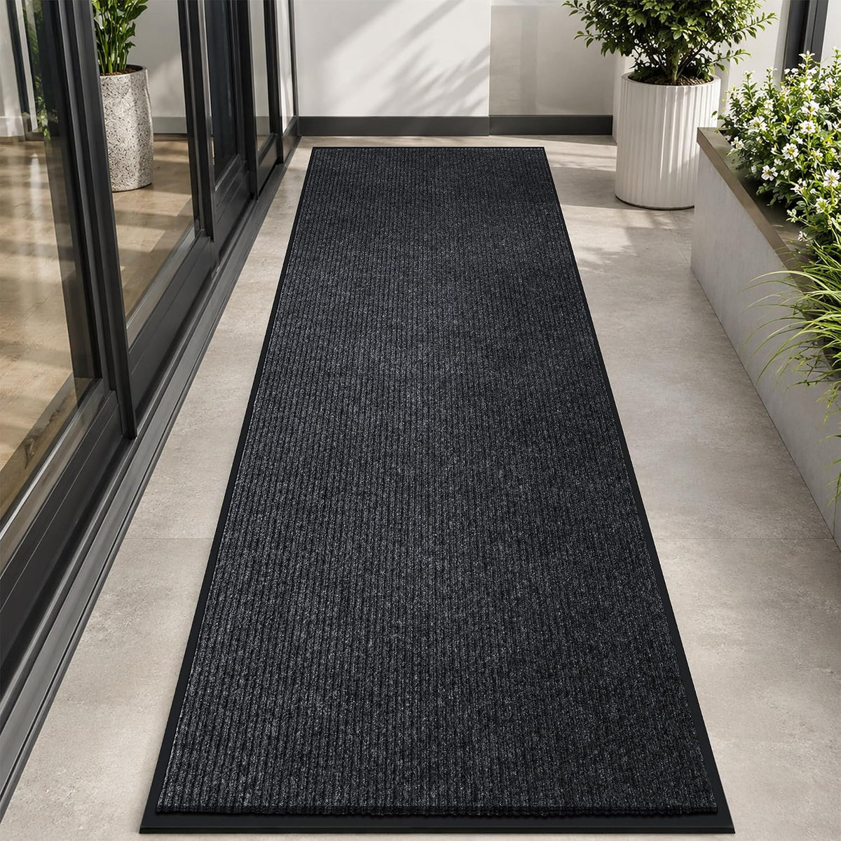 leapyouth indoor outdoor door mat runner, 2' x, main product view