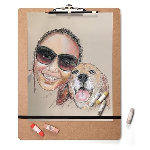 Officemate 13.25" x 17" Portable Sketch Board - Image 3