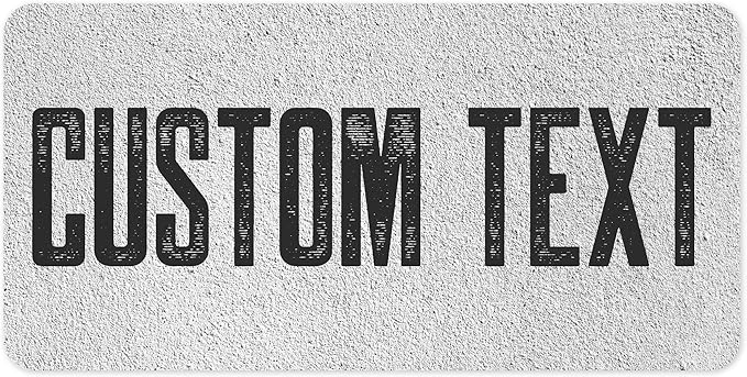 Custom Sign, Custom Street Sign, 11 Font Colors, 13 Font Styles, 4 Hole Options by MySignCenter