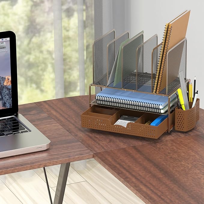 Simple Houseware Mesh Desk Organizer - Image 4