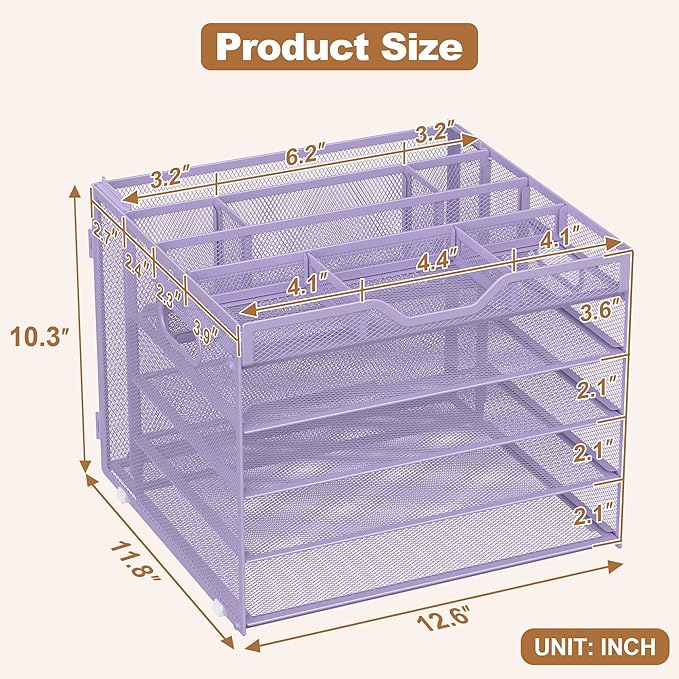 Docnest 5 Tier Letter Tray - Image 2