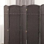 HOMCOM Room Divider, 8 Panel Folding Privacy Screen, 5.6' Tall Freestanding - Image 6