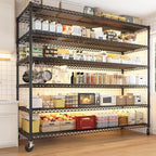 REIBII 60''W X 82.6" H Steel Heavy Duty Wire Shelving Unit - Image 2
