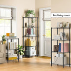 M MZG 4 Tiers Shelf Metal Storage Shelves Wire Rack Closet Organizers - Image 2