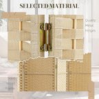 HOMCOM Room Divider, 6 Panel Folding Privacy Screen, 5.6' Tall Freestanding - Image 5