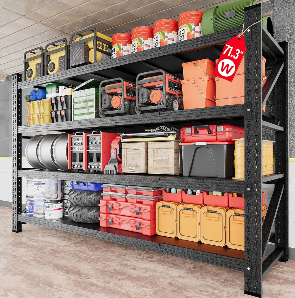 71.3" wide heavy duty garage shelving units,5000lbs deep, main product view