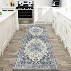 GENIMO 2x7 Runner Rugs for Hallway, Machine Washable Non Slip Vintage Rugs - Image 8