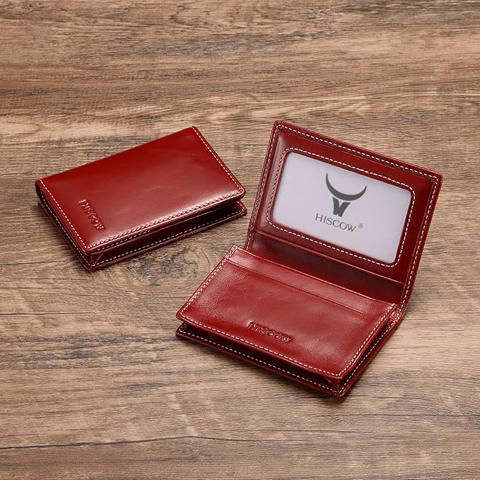 Leather Business Card Case Holder - Image 2