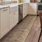 GENIMO Runner Rug 2x10 Non Slip Machine Washable Hallway Runner Rug, Low Pile - Image 2