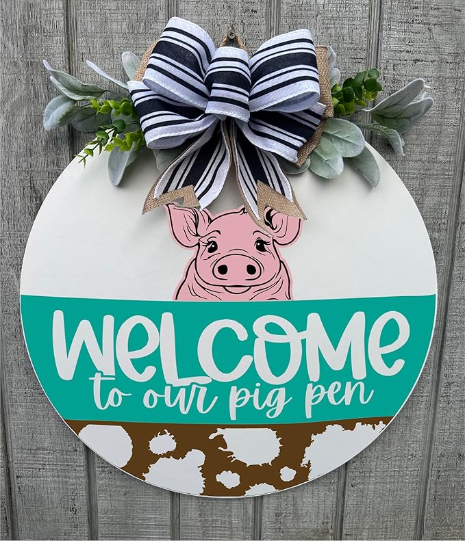 Wood front door sign Wood sign Home decor Welcome sign Sign - Image 2
