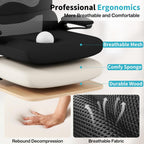 ergonomic office chair,mesh office chair with lumbar support,high, package contents