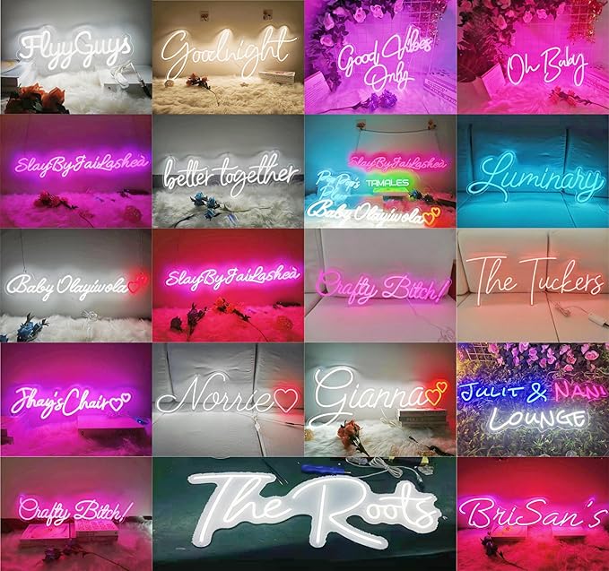 Custom Neon Sign, Gifts for girl, Wedding Party, Salon.led sign &Company Logo - Image 3