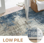 GENIMO Washable Area Rugs for Living Room, 10x12 Modern Non Slip Rugs, Low Pile - Image 7