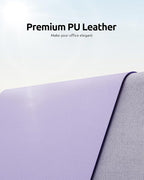 YSAGi Leather Desk Protector, Office Mat, Large Mouse Mat, Non-Slip PU Leather - Image 2