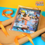 Naruto Stationery Set with Colouring Pencils Tin Pencil Case Childrens - Image 2