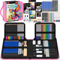 art supplies sketching kit, pro drawing pencils art, main product view