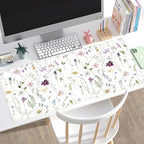 Cute Flower Mouse Pad Aesthetic Desk Mat Plants Large Extended Gaming Mousepad - Image 7