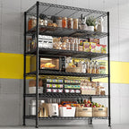 REIBII 75''H Storage Shelves Metal Shelving Unit, 6 Tier Wire Shelving - Image 8