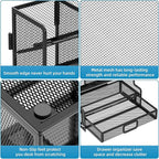 Marbrasse Larger Mesh Desk Organizer - Image 6