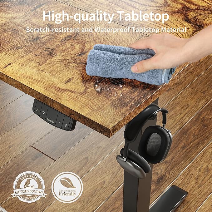 Agilestic Electric Standing Desk 40 x 24 Inches, Height Adjustable Desk - Image 5