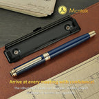 MCNTEIK 317 Fountain Pen, Stunning Luxury Piano Lacquer, 18K Gilded Nib - Image 9