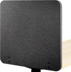 VIVO Clamp-on 24 x 24 inch Privacy Panel, Sound Absorbing Cubicle Desk Divider