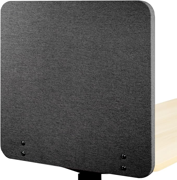 VIVO Clamp-on 24 x 24 inch Privacy Panel, Sound Absorbing Cubicle Desk Divider by VIVO
