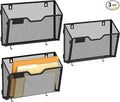 YINGHUA 3 Pack Mesh File Holders Wall Mounted by Unknown
