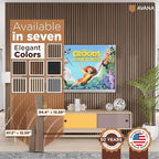 Avana Modern Acoustic Wood Wall Panels – 94.4 X 12.6 Inch Smoke Walnut Acoustic - Image 7