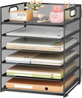 Subekyu 6 Tier Paper File Tray Organizer by SUBEKYU