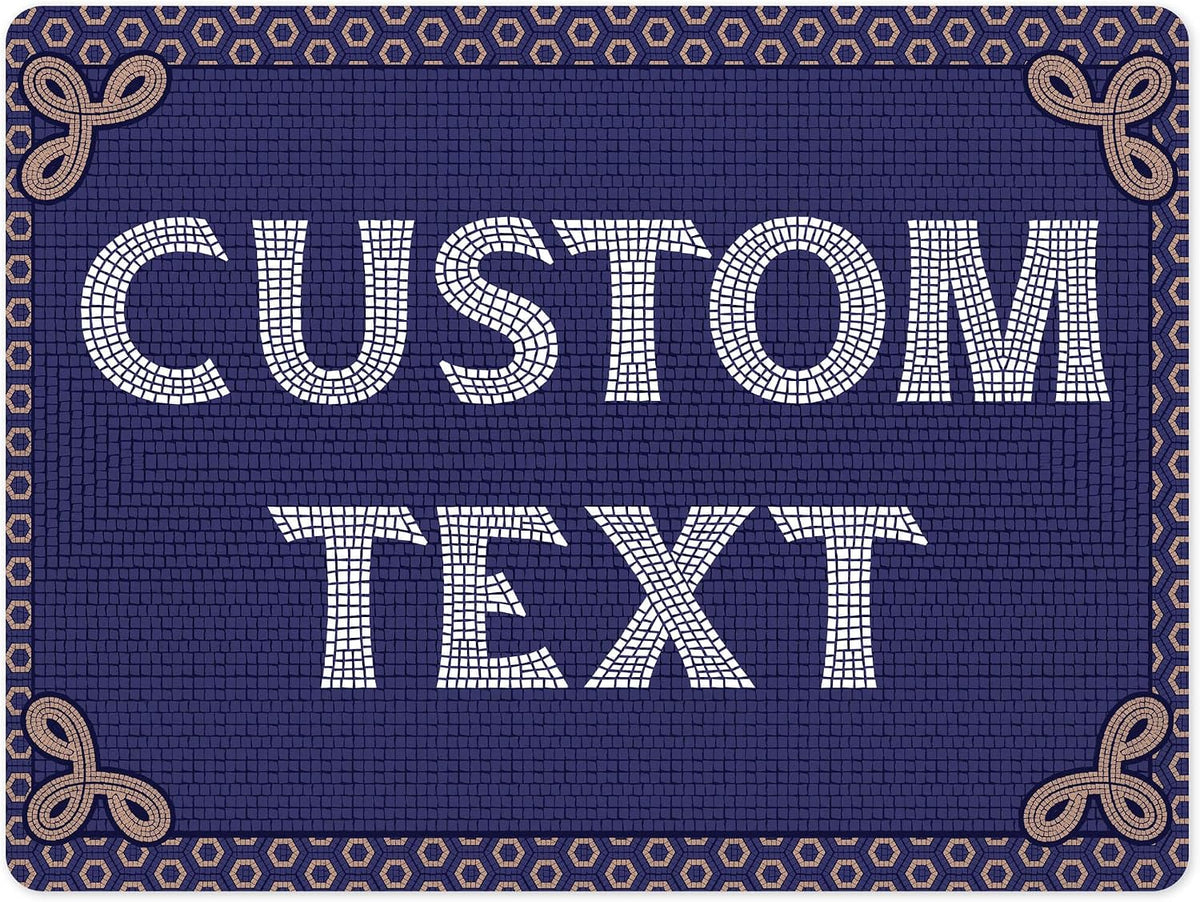 Custom Sign, Custom Street Sign, 11 Font Colors, 13 Font Styles, 4 Hole Options