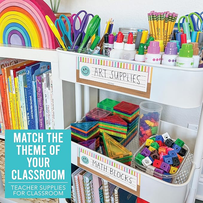 Desk Name Tags for Classroom -25 Student Name Plates for Classroom Kindergarten - Image 3