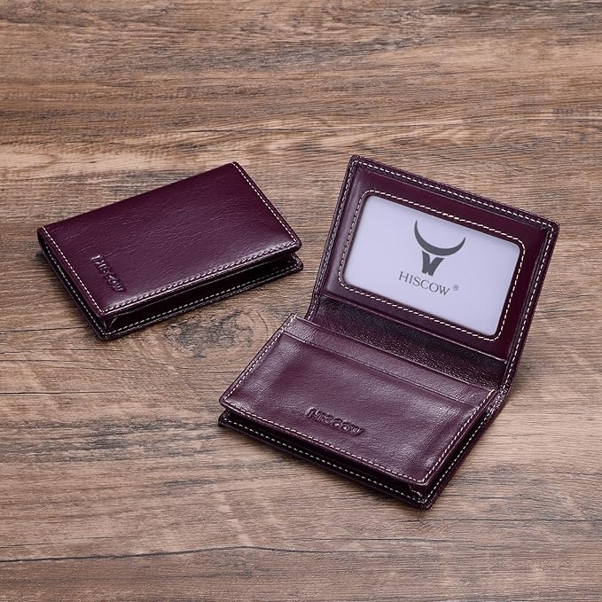 Leather Business Card Case Holder - Image 2