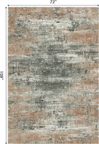 GENIMO 6x9 Area Rug-Washable, Lightweight Foldable Low Pile Carpet - Image 2