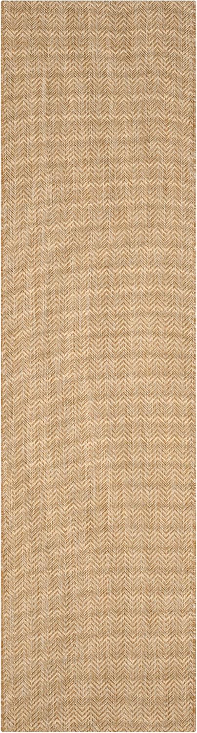 safavieh outdoor runner rug 2'3"x6'7" - courtyard collection shown in use