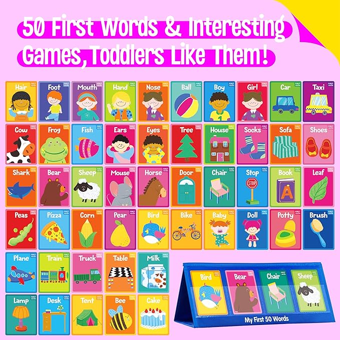 Word Building Desktop Pocket Chart, 48 CVC Words & 50 First Words, Double-Sided - Image 4