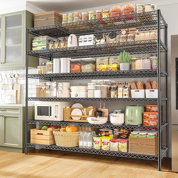 REIBII 83"H Storage Shelves 3840LBS Metal Shelving Unit Garage Shelving Heavy - Image 2