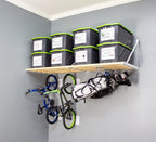 rhino shelf universal garage storage kit - 8 shown in use