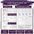 Life Planner - Undated Weekly & Monthly Planner, 12-Month Journey to Increase - Image 3