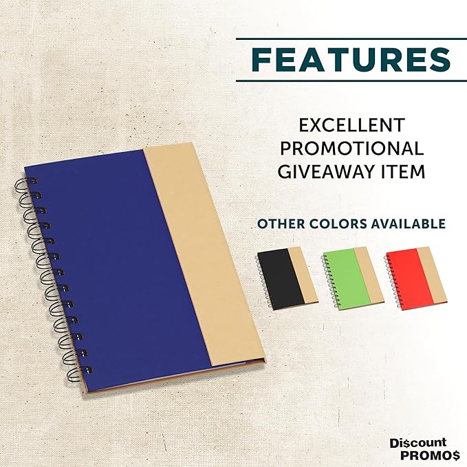 DISCOUNT PROMOS Eco Friendly Spiral Notebooks - Image 2
