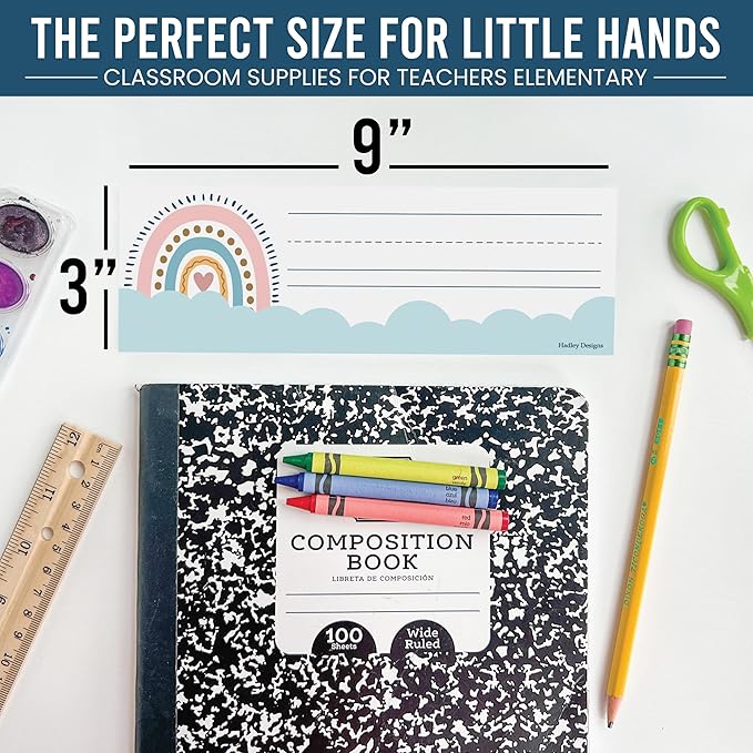 Desk Name Tags for Classroom -25 Student Name Plates for Classroom Kindergarten - Image 5