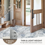 GENIMO Washable Area Rugs for Living Room, 8x10 Modern Non Slip Rugs, Low Pile - Image 7