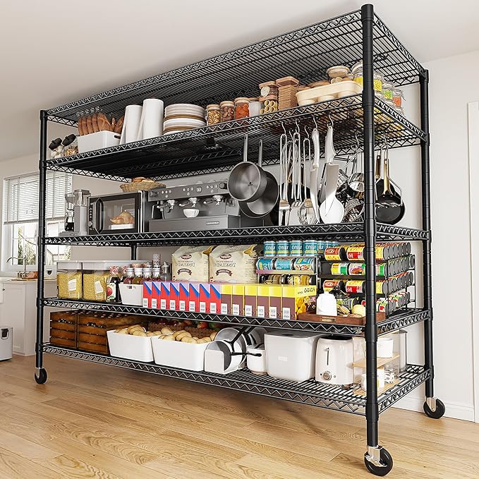 REIBII 85.7"H Garage Shelving 2998LBS Storage Shelves - Image 2