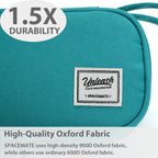 SPACEMATE Large Pencil Case Pouch, Zipper Pencil Box for Kids, Girls & Boys | 1800mL Big Capacity, School Supplies Bag, Pen Organizer, Cute Preppy Aesthetic, Back to College Stationery, Teal
