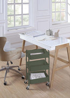 SunnyPoint 3-Tier Delicate Compact Rolling Metal Storage Organizer - Image 4